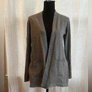Time and Tru - Charcoal Open Front Cardigan - XS